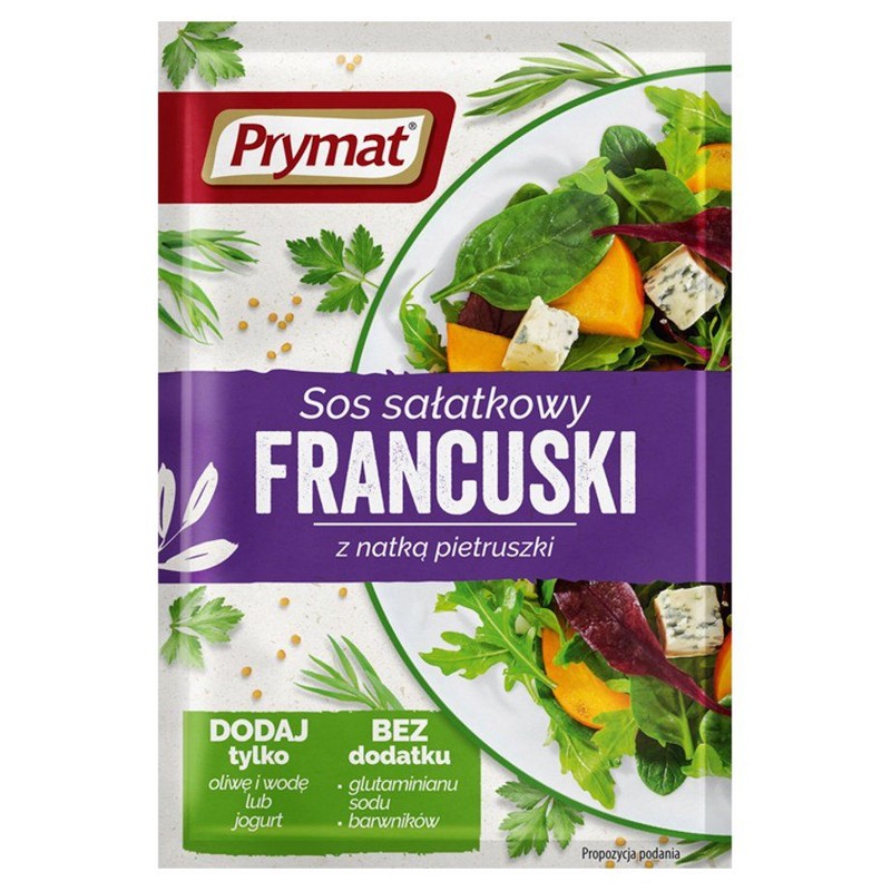 Sos sałatkowy francuski Vinaigrette   Prymat 9 g