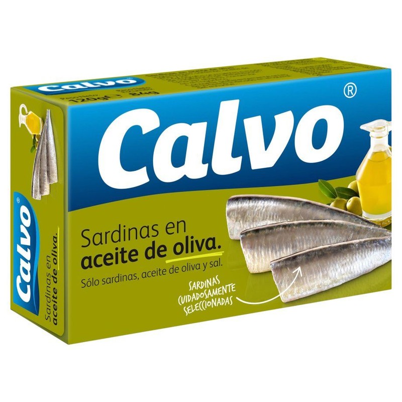 Sardynki w oliwie z oliwek Calvo 120 g