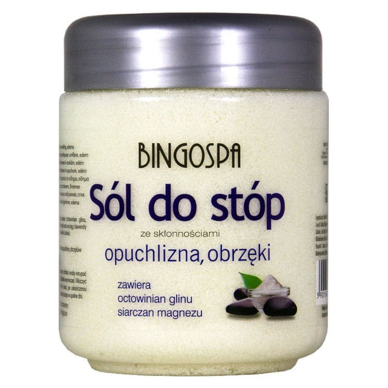 Sól do stóp ze skłonnościami: opuchlizna. obrzęki BINGOSPA 550 g