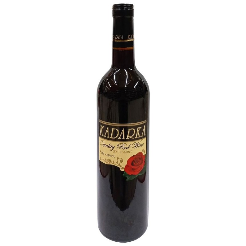Wino bułgarskie czerwone półsłodkie alk. 11,0% obj. Kadarka 750 ml