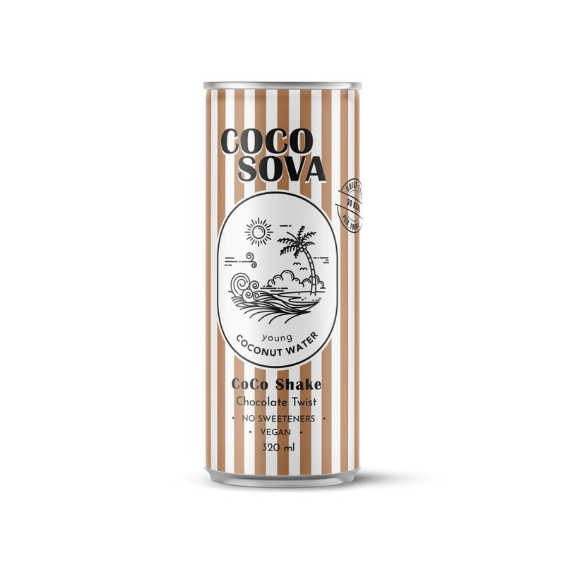 Woda kokosowa czekoladowa 320 ml Coco Sova 320 ml