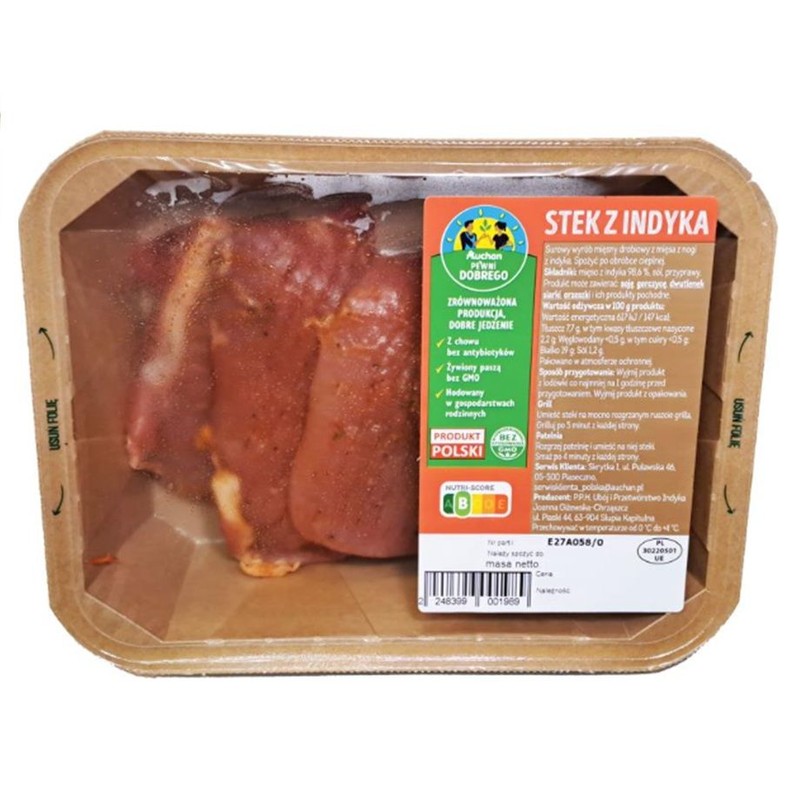 Stek z indyka Pewni Dobrego na wagę ok. 400 g