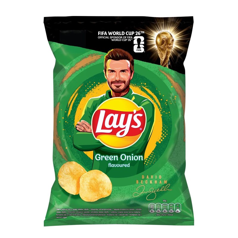 Chipsy ziemniaczane o smaku zielonej cebulki Lay's 130 g