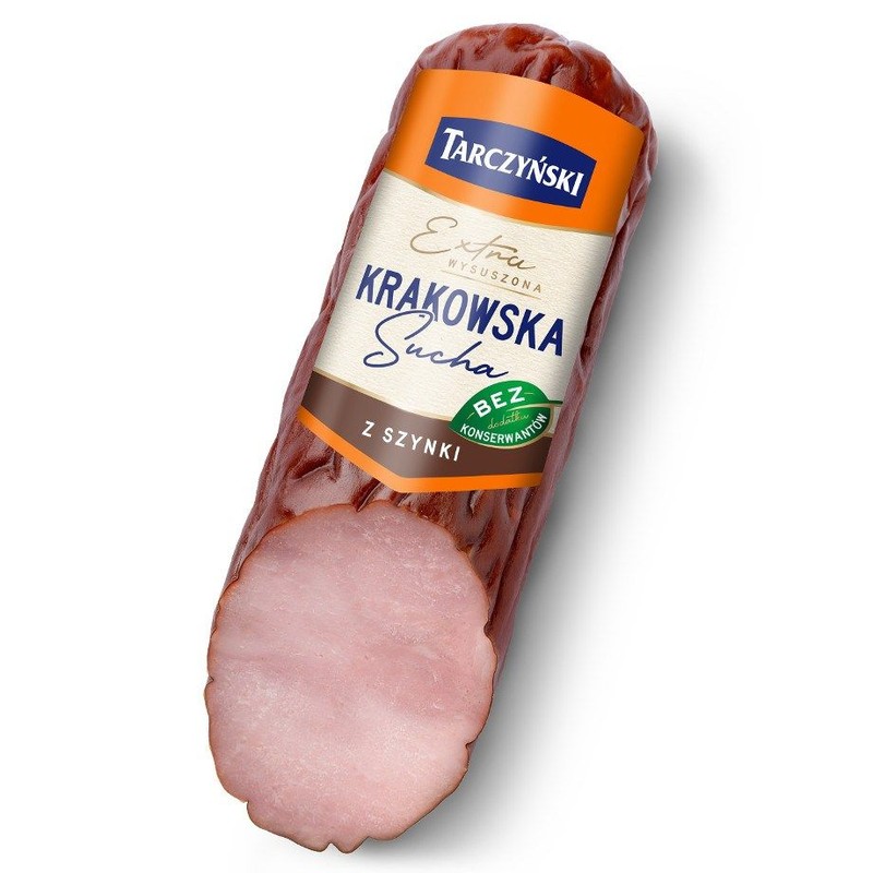 Kiełbasa krakowska z szynki wieprzowej Tarczyński 260 g