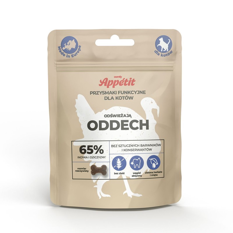 Przysmak funkcyjny dla kotów Oddech Comfy Appetit 70 g