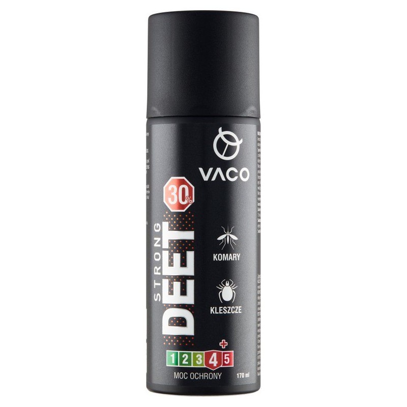 Płyn na komary i kleszcze DEET  Vaco 170 ml
