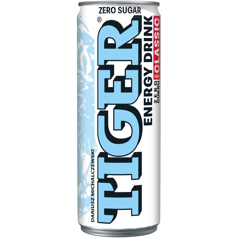 Napój energetyzujący Zero Classic TIGER 250 ml