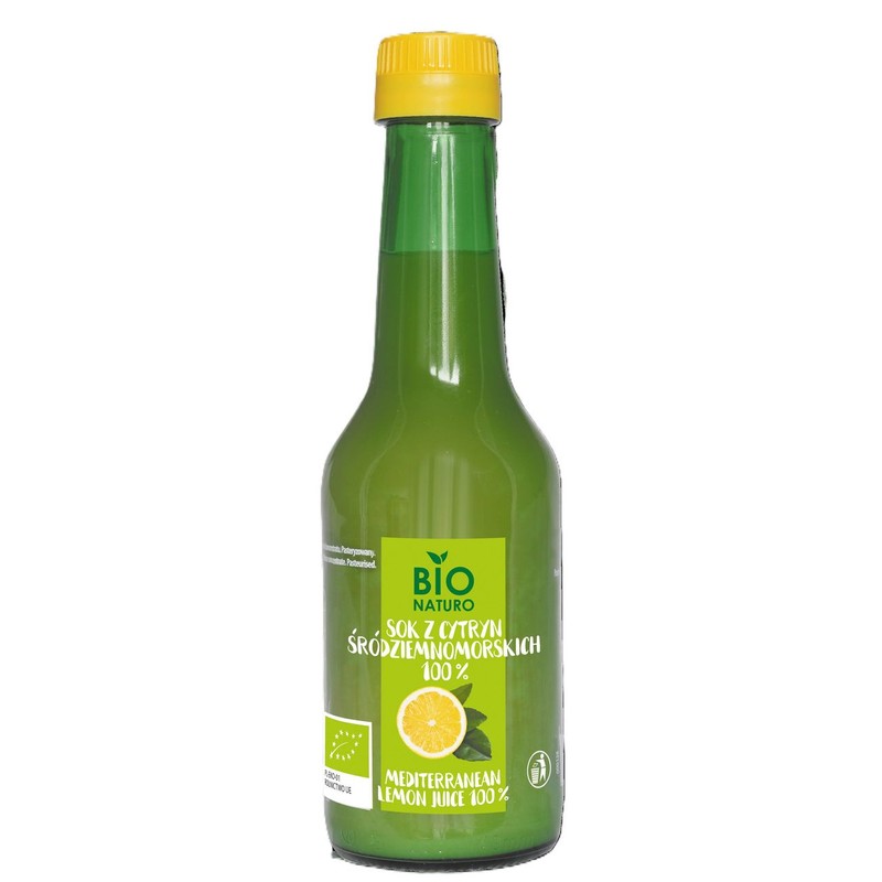 BIO Sok z cytryn śródziemnomorskich  BIO Naturo 250 ml