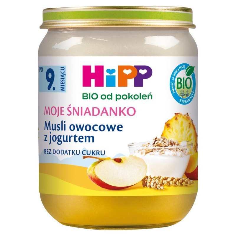 BIO Musli owocowe z jogurtem po 9. miesiącu HIPP 160 g