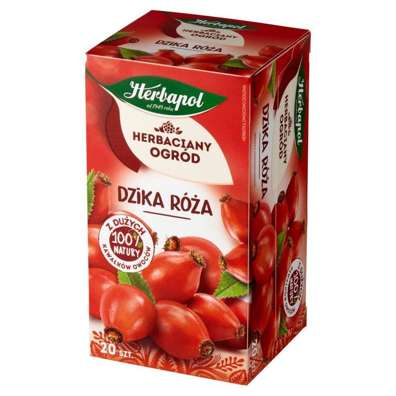 Herbaciany Ogród herbatka owocowo ziołowa dzika róża Herbapol 20 torebek