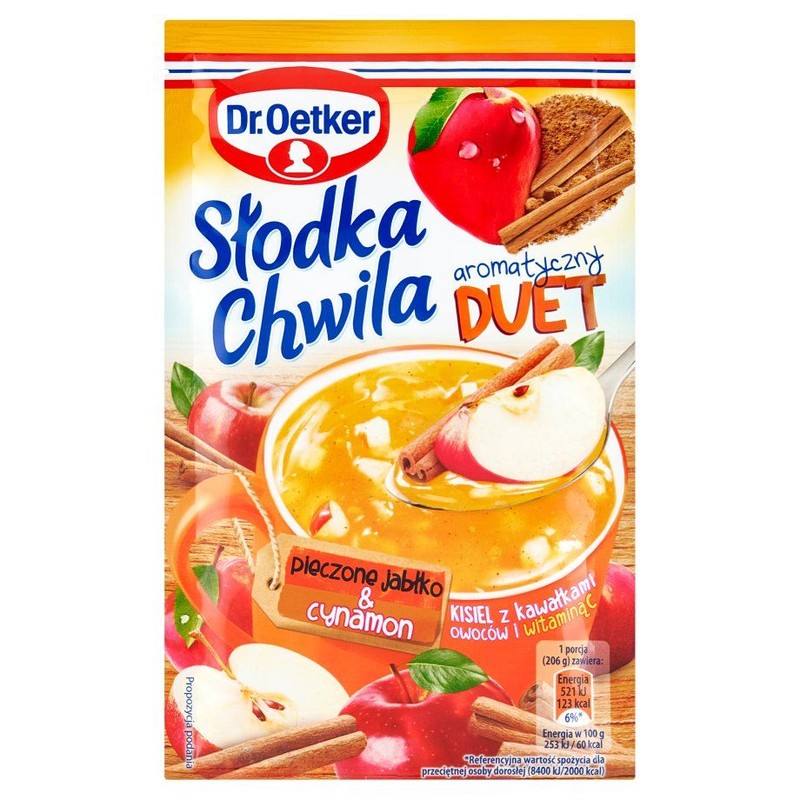 Słodka chwila kisiel o smaku pieczonego jabłka z cynamonem Dr.Oetker 31 g