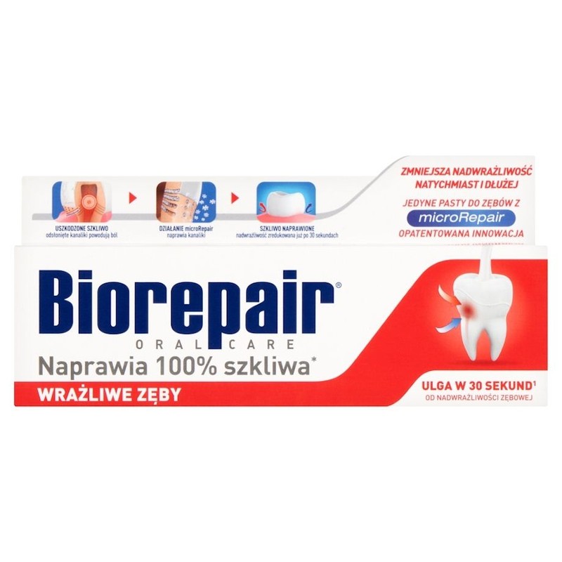 Pasta do zębów wrażliwe zęby   Biorepair 75 ml