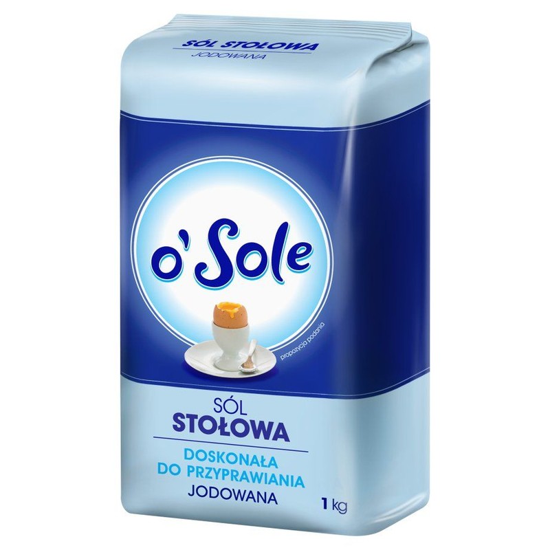 Sól stołowa jodowana o'Sole 1 kg