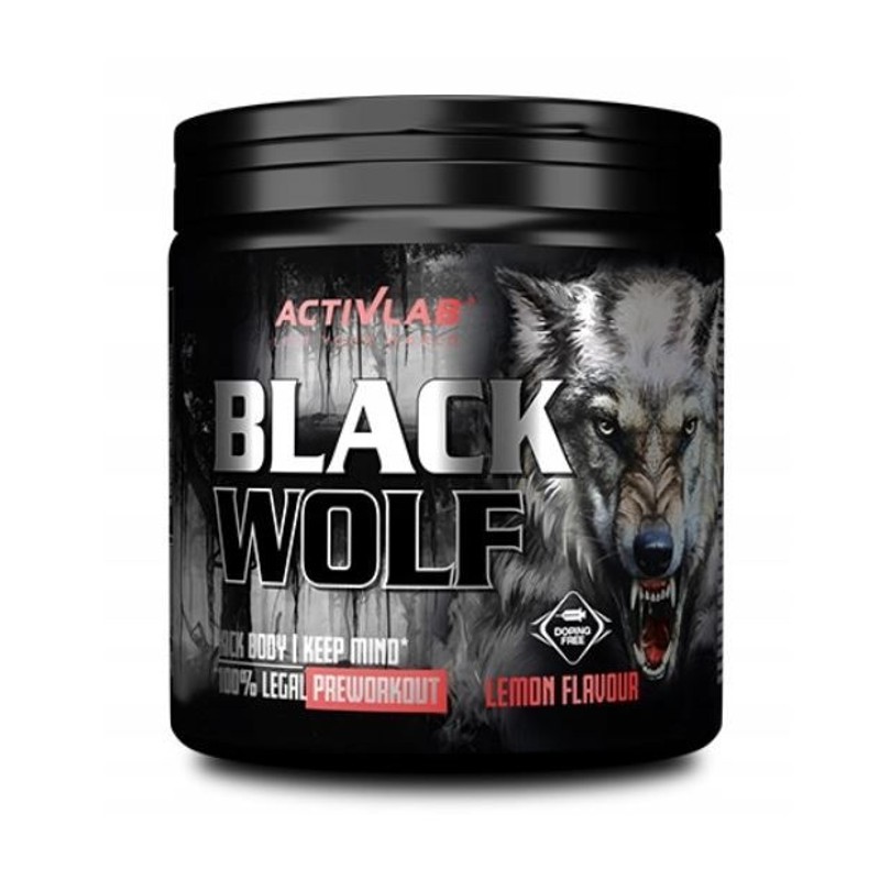 Przedtreningówka Black Wolf cytryna ACTIVLAB 300 g
