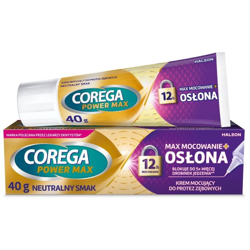 Krem mocujący do protez Max  Corega 40 g