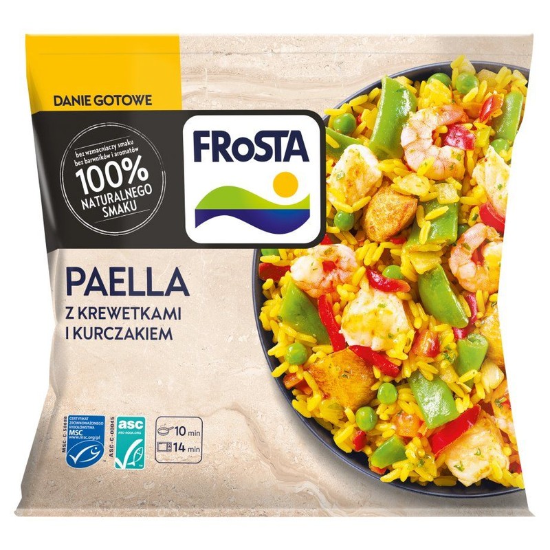 Paella danie z krewetkami FRoSTA 400 g