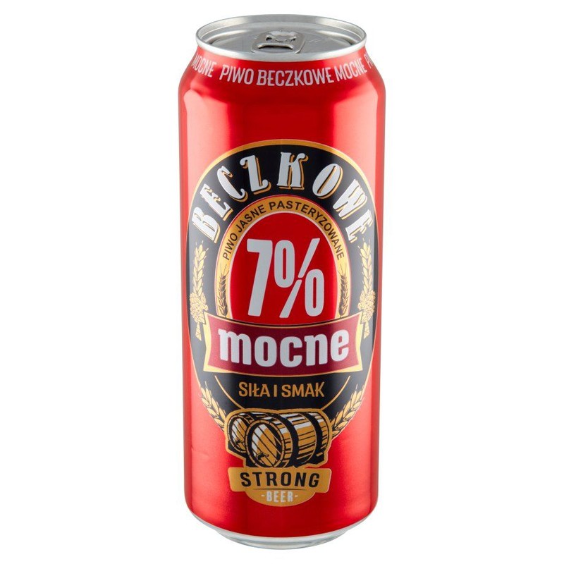 Piwo jasne pełne Mocne alk. 7,0% obj. Beczkowe 500 ml