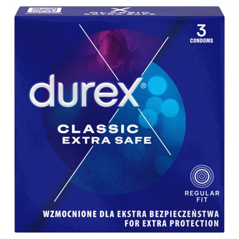 Prezerwatywy Extra safe Durex 3 sztuki