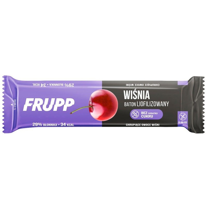 Liofilizowany baton wiśniowy Frupp 10 g