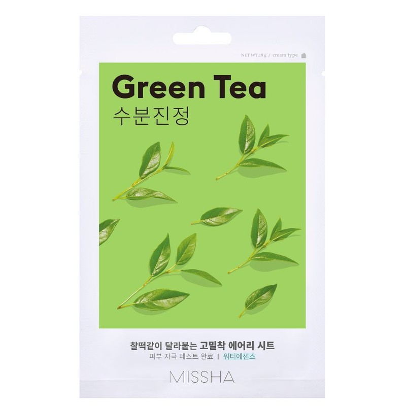 Maseczka Airy Fit Sheet Green Tea MISSHA 1 sztuka