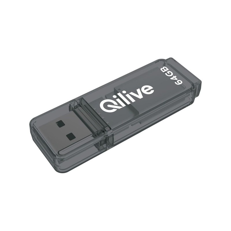 Pendrive 64GB USB 3.2 K103 szary Qilive 1 sztuka