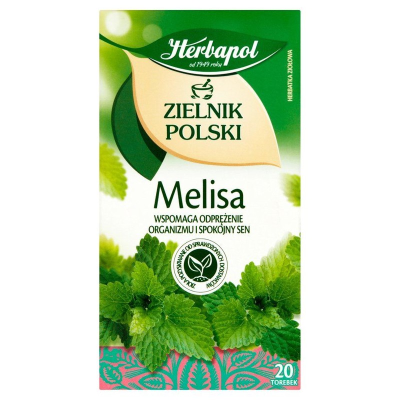 Melisa herbata ziołowa Herbapol 20 torebek