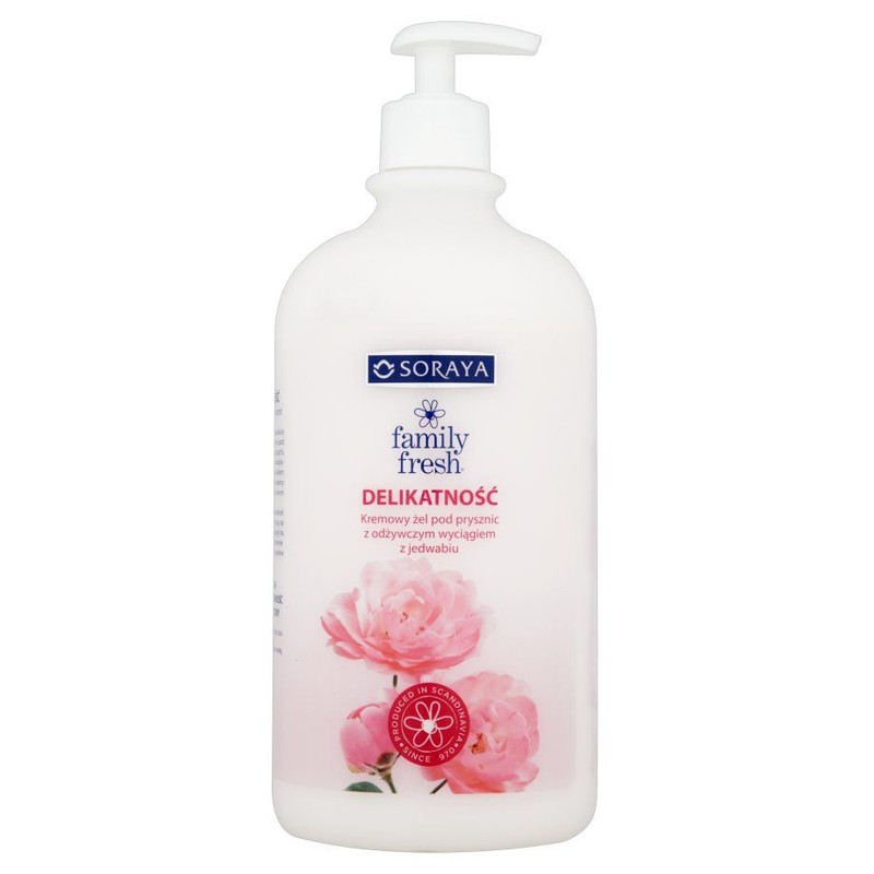 Żel pod prysznic Family Fresh z wyciągiem jedwabiu family fresh 1 l