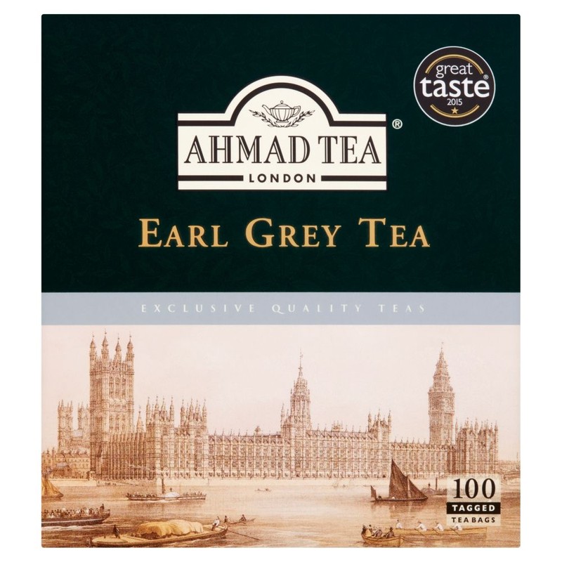 Herbata czarna Earl Grey Ahmad Tea 100 torebek