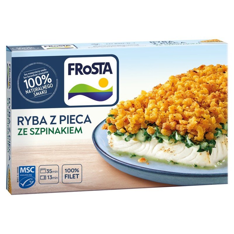 Ryba z pieca ze szpinakiem FRoSTA 360 g
