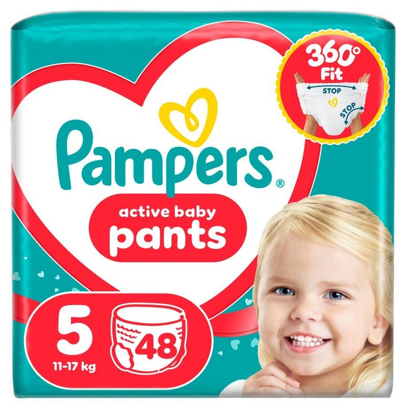 Pieluchomajtki 5 12-17 kg Pampers 48 sztuk