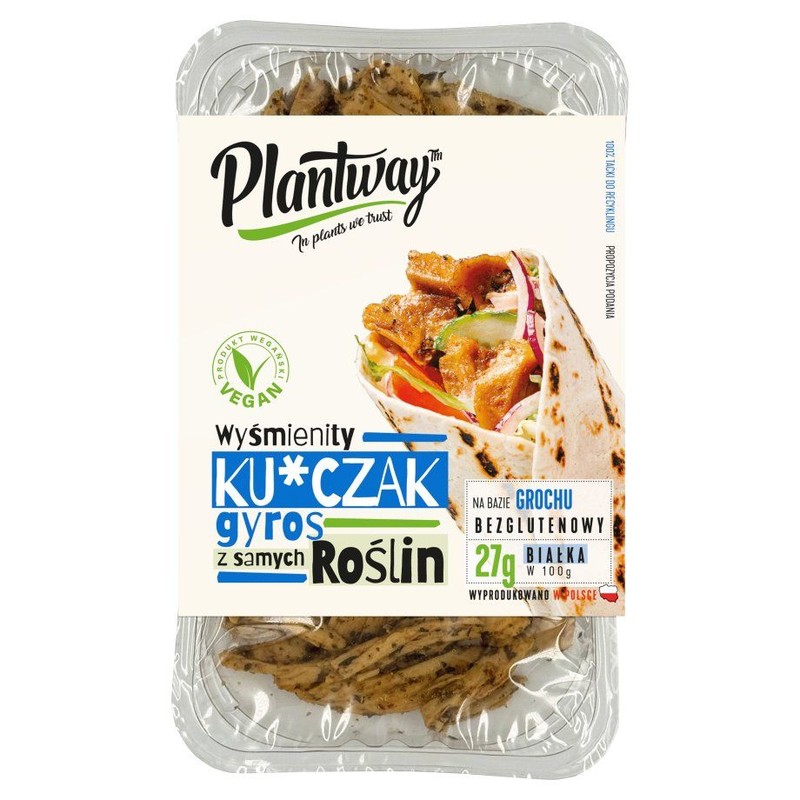 Kurczak gyros roślinny Plantway 160 g