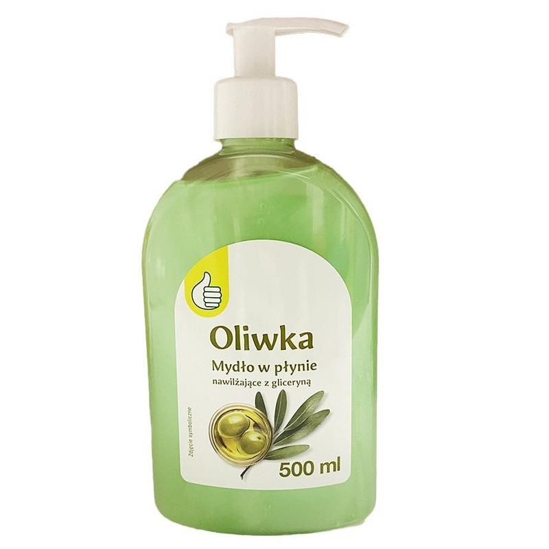 Mydło w płynie nawilżające z gliceryną Oliwka Auchan 500 ml
