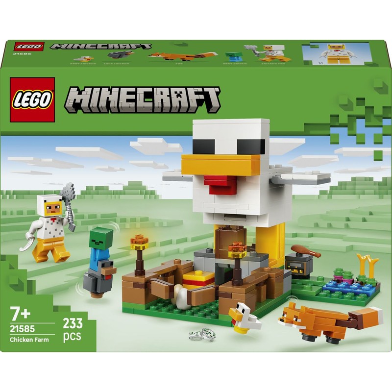 Minecraft® Farma kurczaków 21585 LEGO 1 sztuka