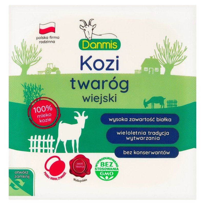 Twaróg wiejski z mleka koziego Danmis 200 g