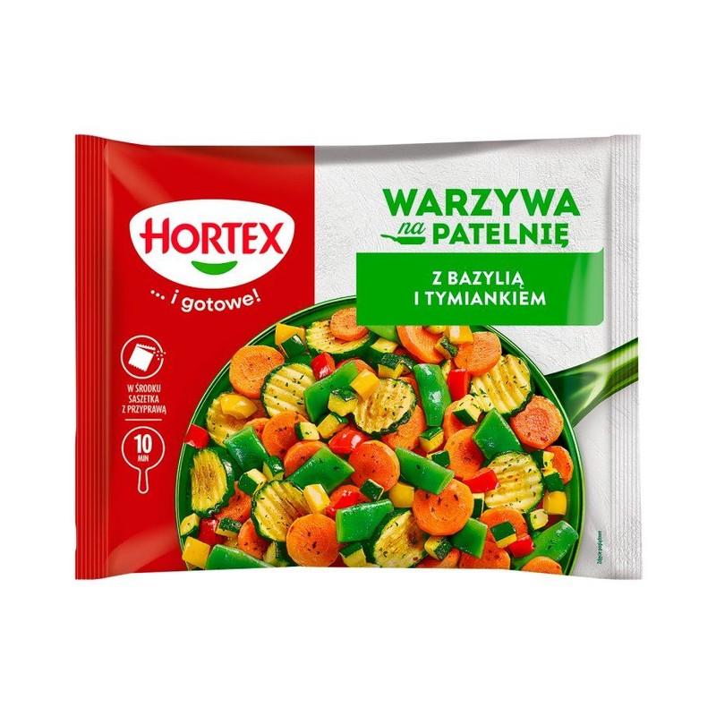 Warzywa na patelnię z bazylią i tymiankiem Hortex 450 g
