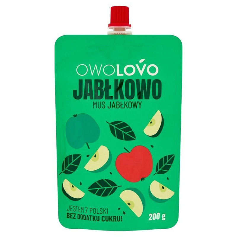 Mus jabłkowy bez dodatku cukru OWOLOVO 200 g