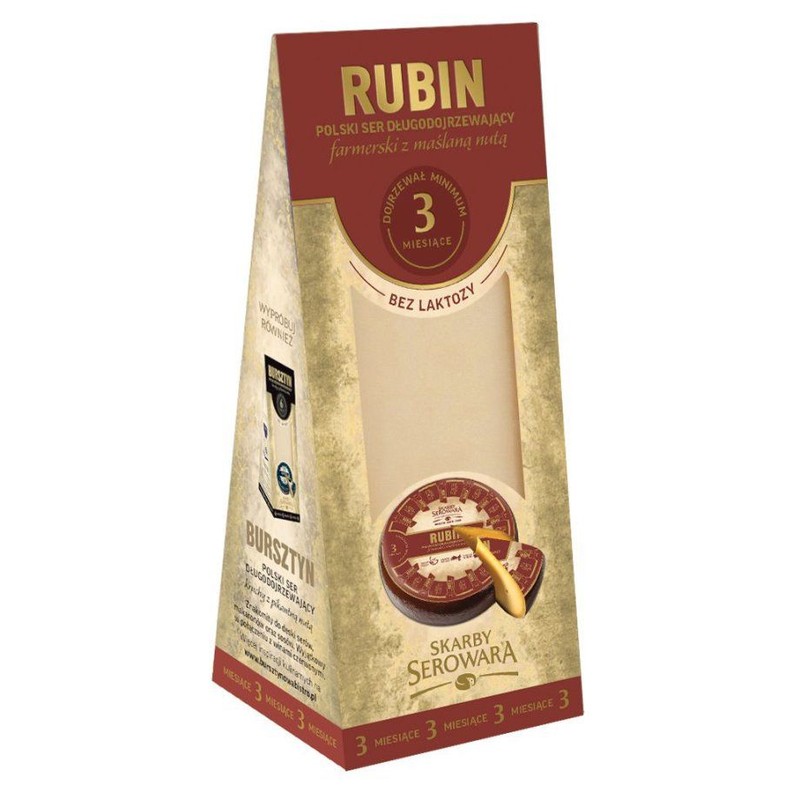 Ser Rubic długodojrzewający Skarby Serowara 180 g