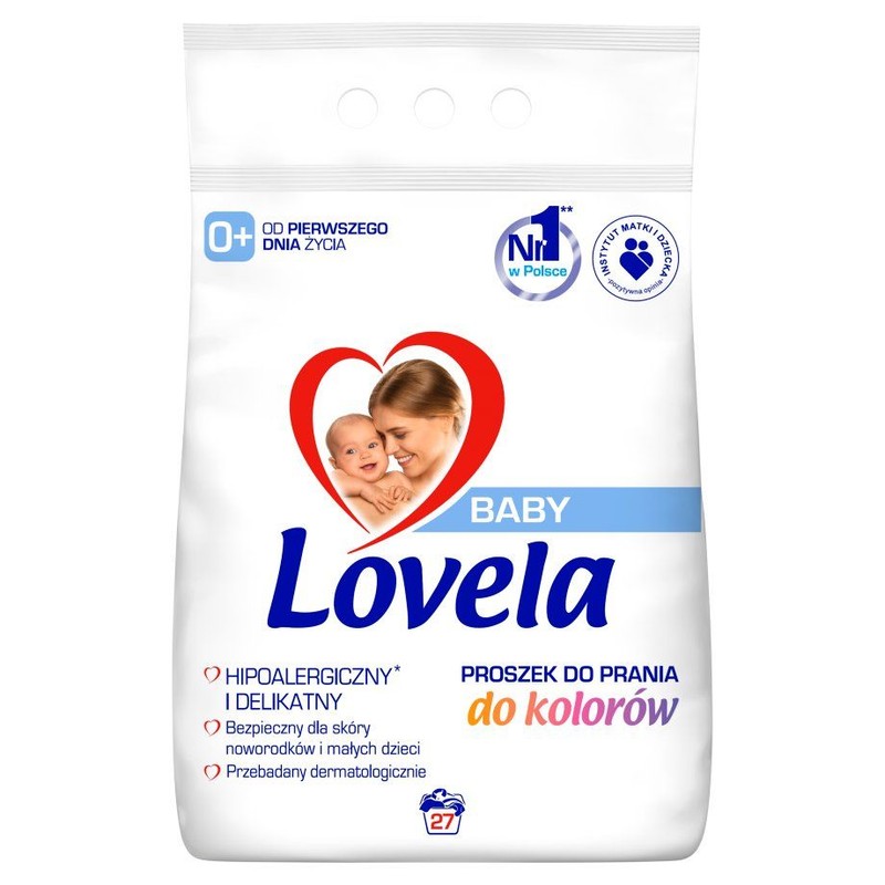 Proszek do prania baby do koloru Lovela 2,7 kg