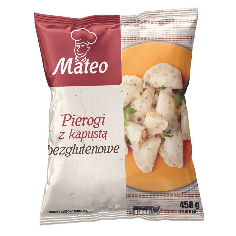 Pierogi z kapustą bezglutenowe Mateo 450 g