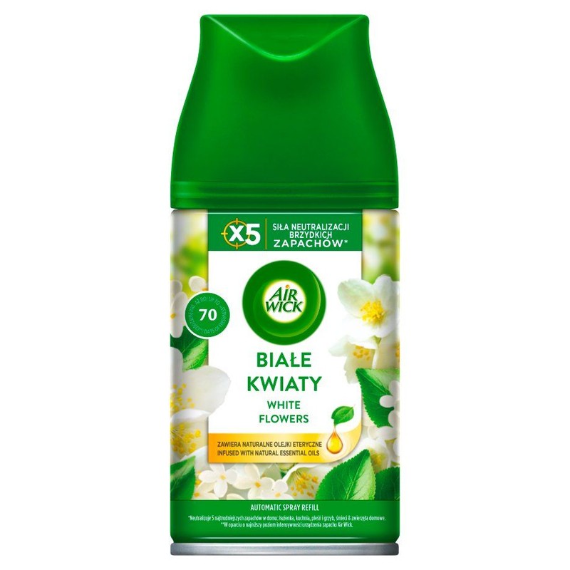 Wkład do automatycznego odświeżacza Białe Kwiaty Air Wick 250 ml