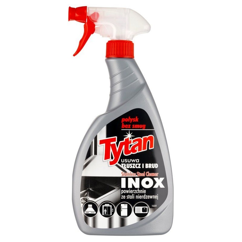 Inox płyn czyszczący do stali nierdzewnej   Tytan 500 g