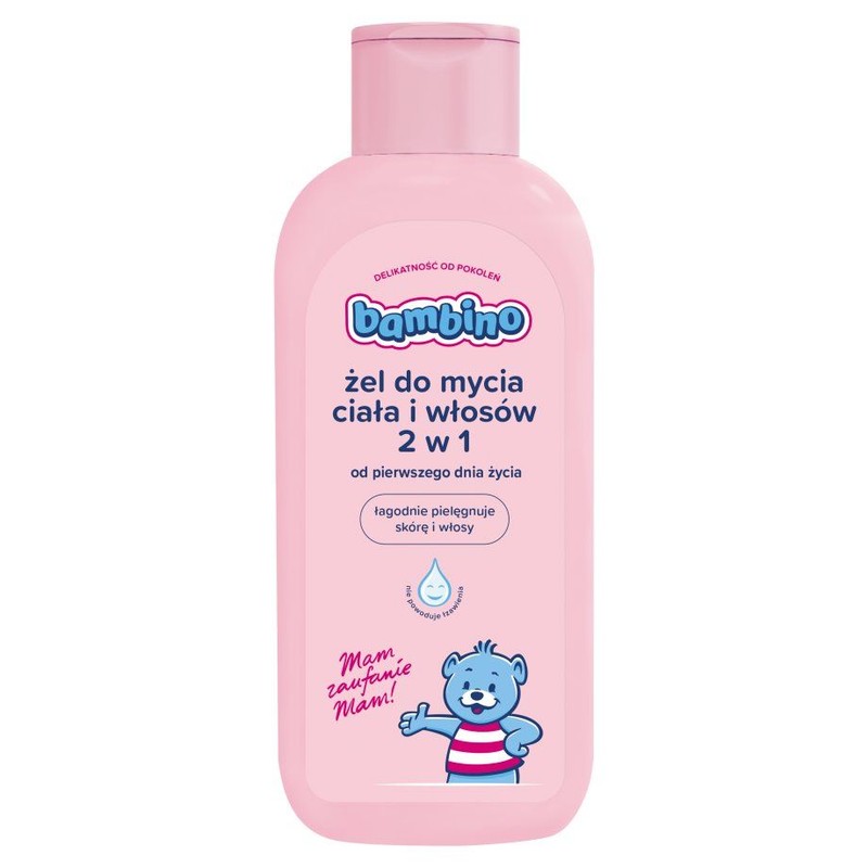 Żel 2 w 1 do ciała i włosów bambino 400 ml