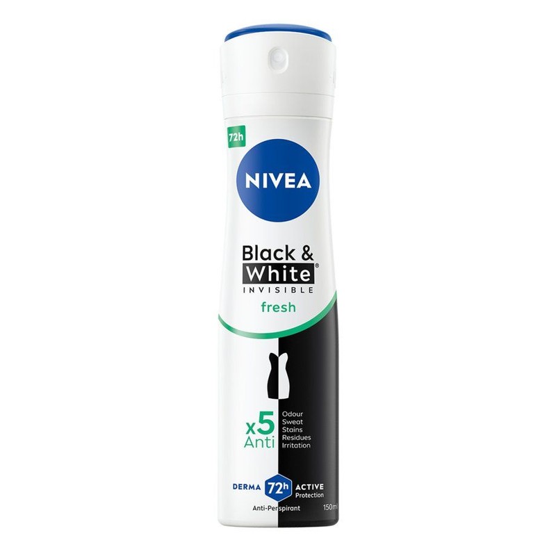 Antyperspirant w aerozolu Black&White NIVEA 150 ml