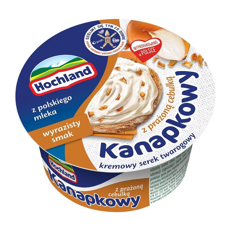 Serek Kanapkowy z prażoną cebulką Hochland 130 g