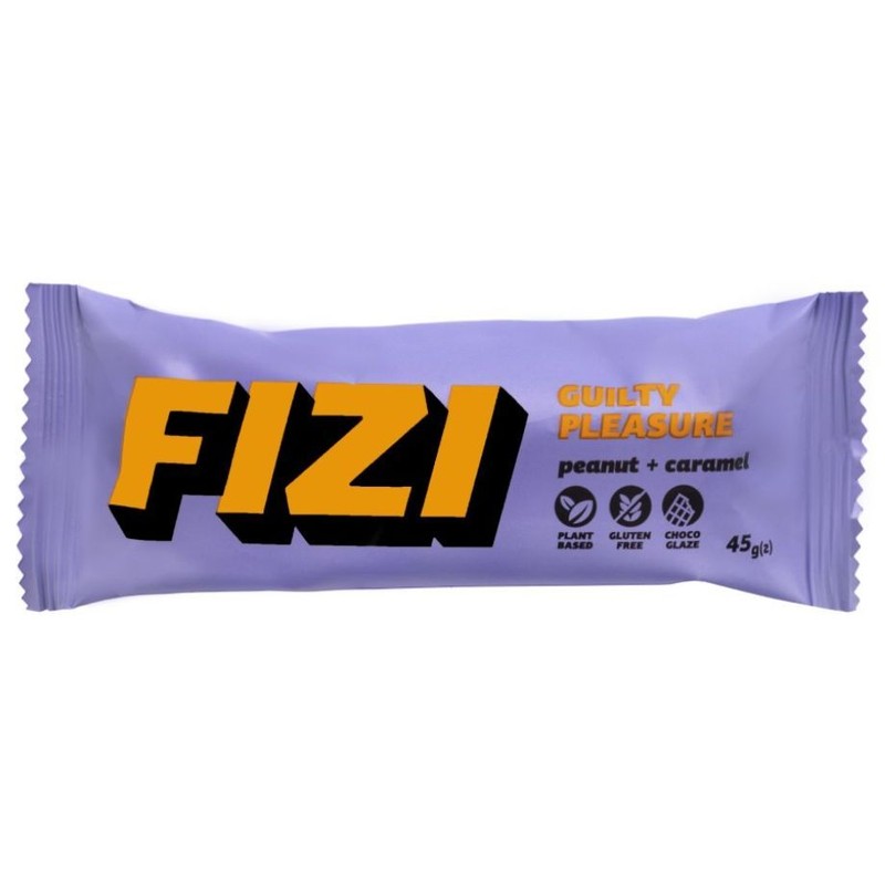 Baton orzechowy z karmelem w polewie czekoladowej bezglutenowy Fizi 45 g