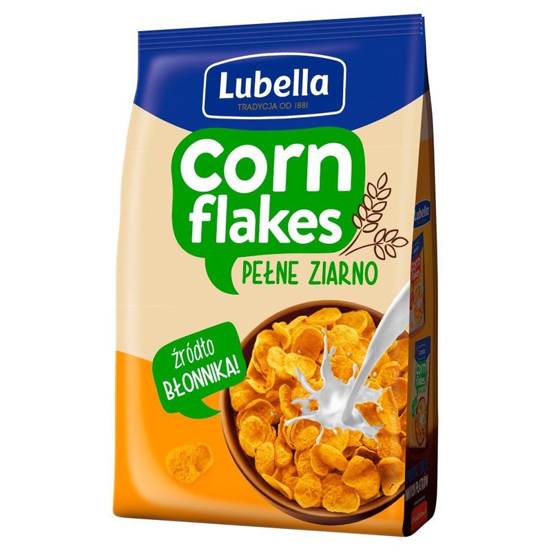 Płatki kukurydziane pełnoziarniste Lubella 500 g