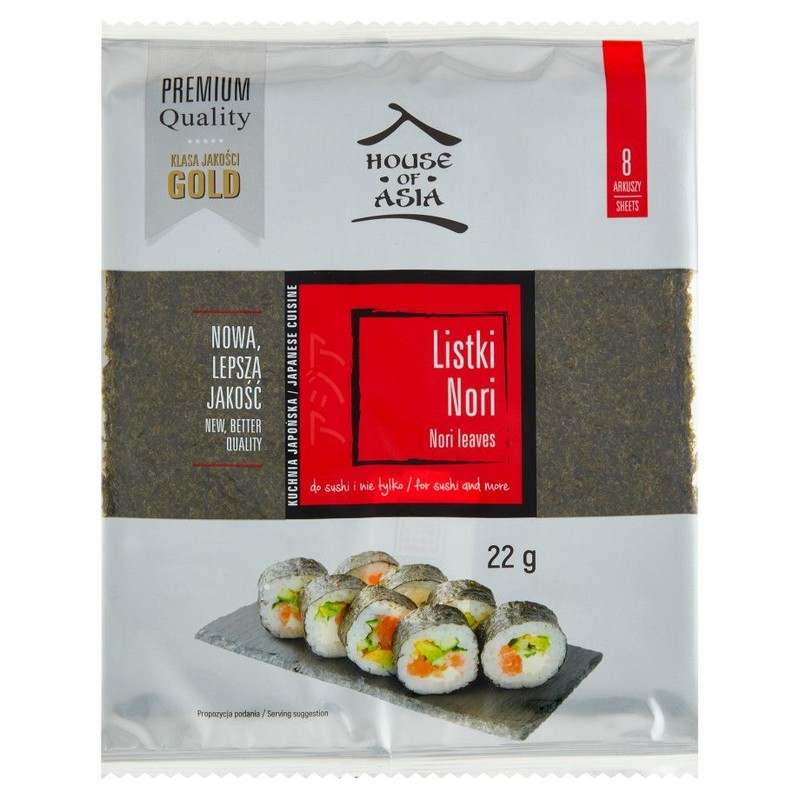 Listki Nori House of Asia 8 arkuszy