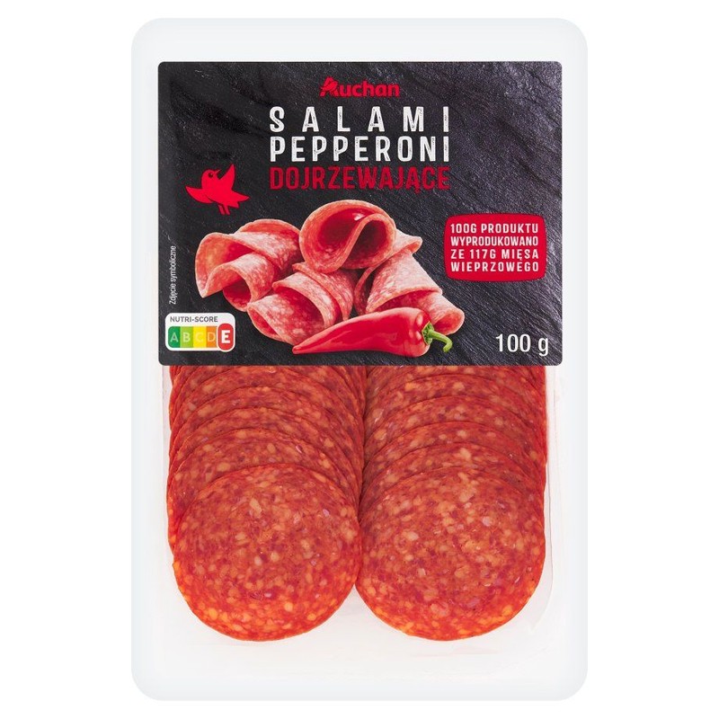 Salami pepperoni Auchan 100 g