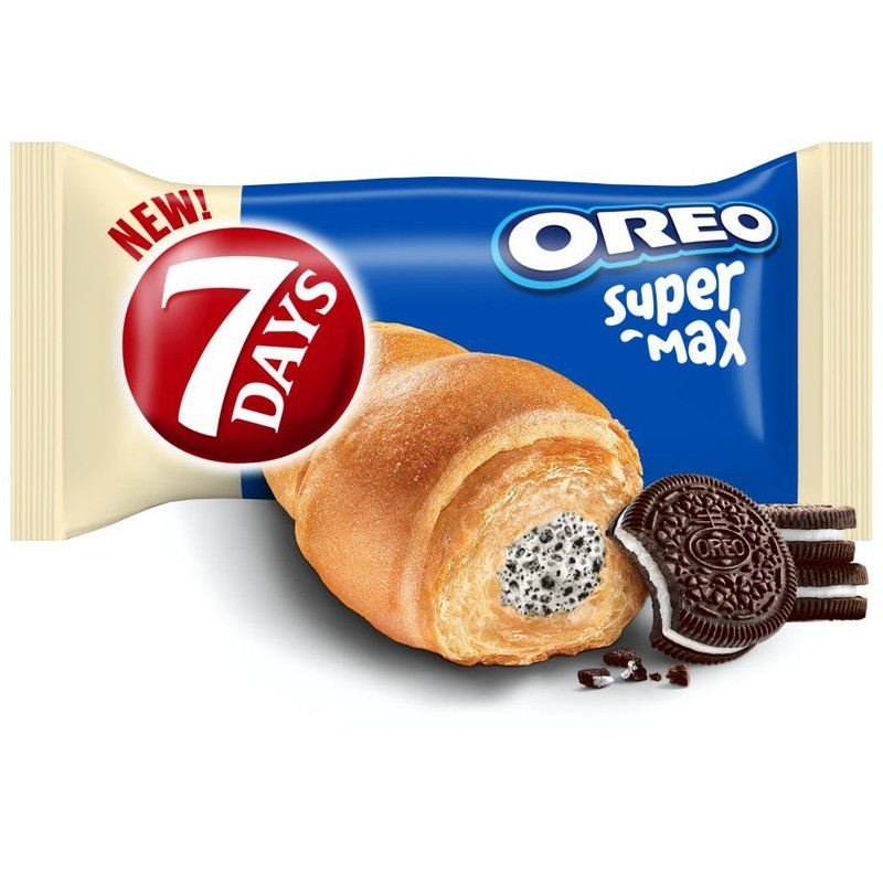 Croissant Super Max o smaku oreo 7 Days 98 g
