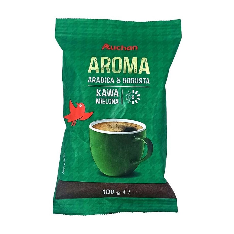 Kawa mielona Arabica  Auchan 100 g